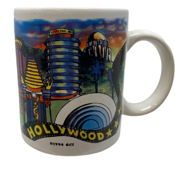 Vtg‎ 1994 Gift Creations Hollywood Coffee Cup Mug - Picture 5 of 5